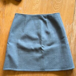 Club Monaco wool mini skirt - xs - blue